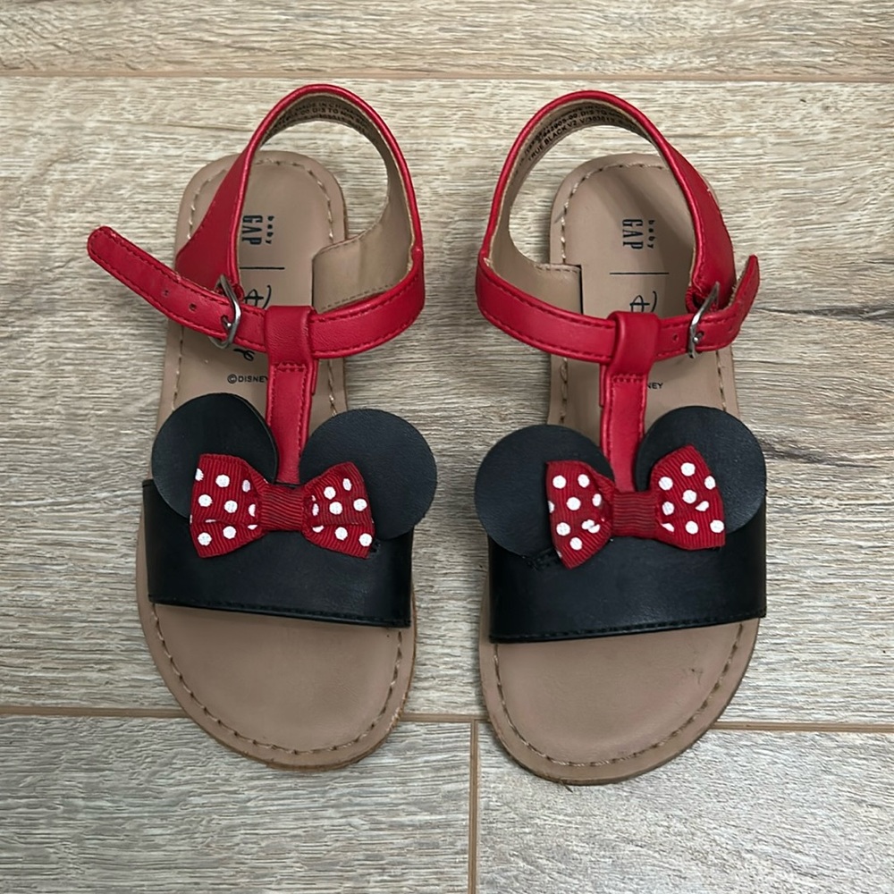 Baby Gap Toddler girls Minnie Mouse Sandals size 10